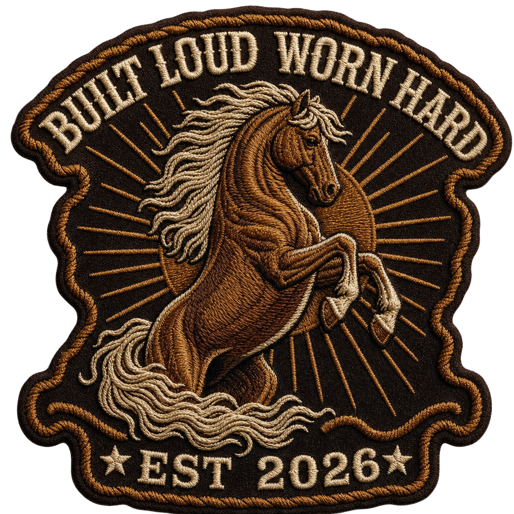 Wild Mare embroidered patch